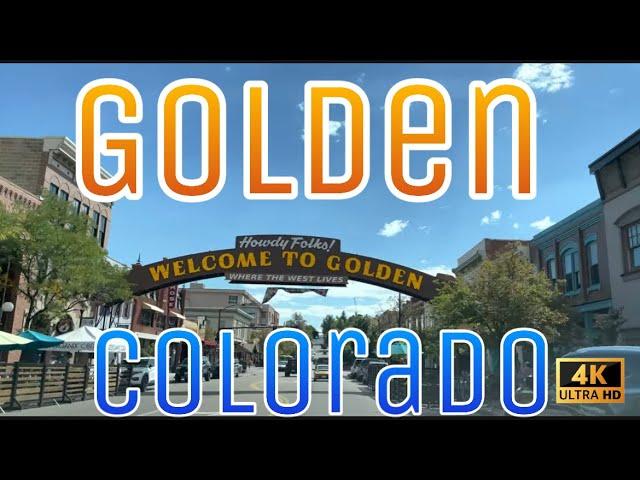 Golden, Colorado - Former Gold Rush Town On The Rocky Mountain Foothills - City Tour