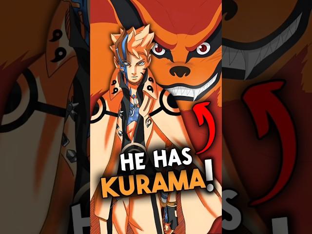 Why didn't Boruto have Kurama like his little sister in the series!