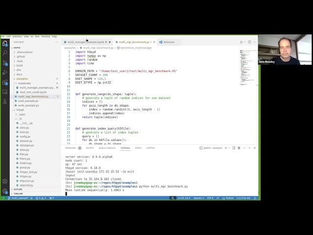 Performance enhancements using the h5pyd MultiManager - John Readey on Call the Doctor 7/9/24