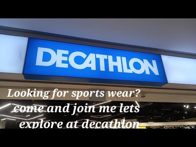 Exploring at decathlon singapore