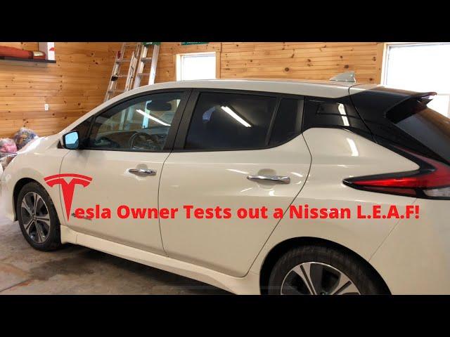 Tesla Model 3 Owner Reviews a Nissan Leaf