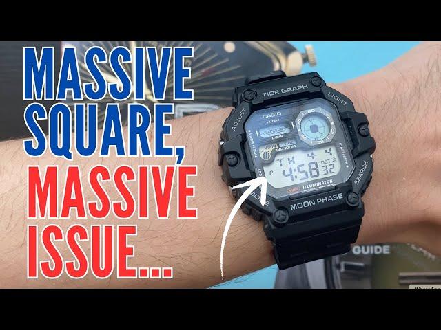 Casio WS-1700H Review | Beautiful Casio Square With A Big Problem