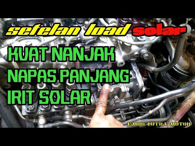 Setel solar mesin turbo