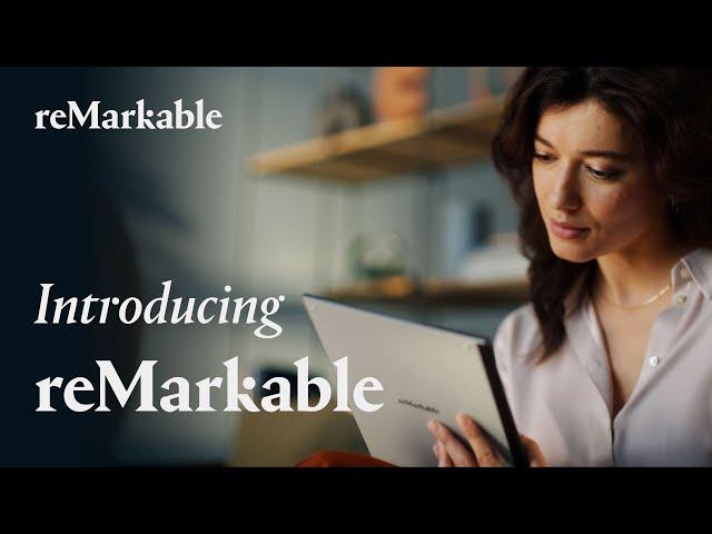 Introducing reMarkable — the paper tablet