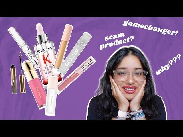 Trying 15 HYPED INTERNATIONAL products | Rare Beauty, Sephora, Ordinary, KVD Kerastase | Unsponsored