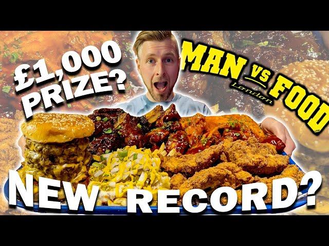 £1,000 PRIZE? NEW RECORD? Beating pro eater Leah Shutkever? HYPE MEAT MANIA @Man vs Food London