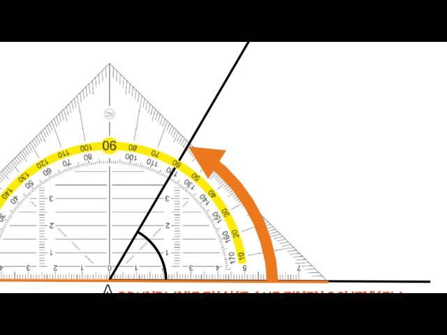 Winkel messen - wir messen Winkel mit dem Geodreieck