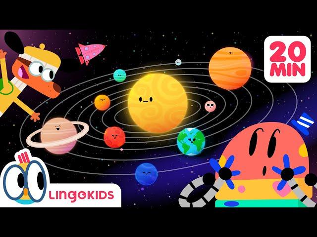 Learn the SOLAR SYSTEM 🪐 Planets Song + More Lingokids Songs for kids