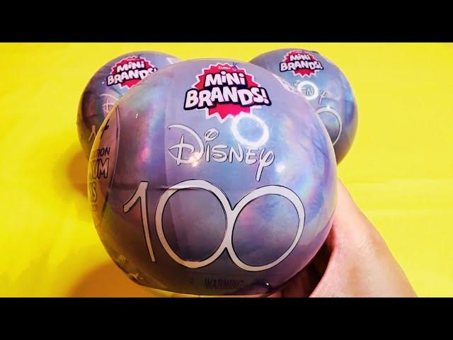 [ASMR] UNBOXING 100 DISNEY MINI BRANDS| NO TALKING