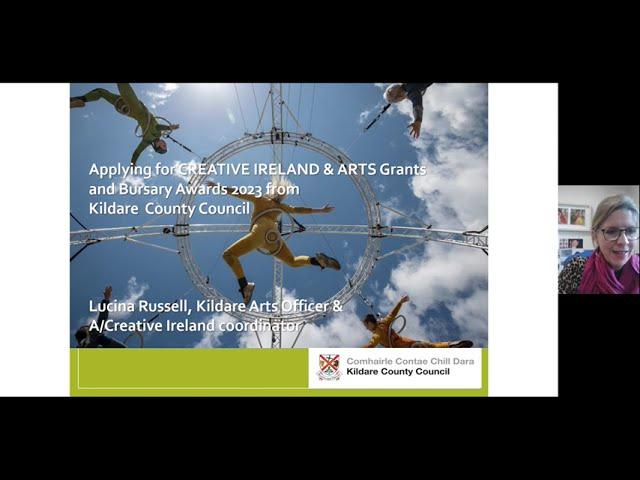 Applying for Arts & Creative Ireland Grants & Bursary Awards with Kildare County Council 2023