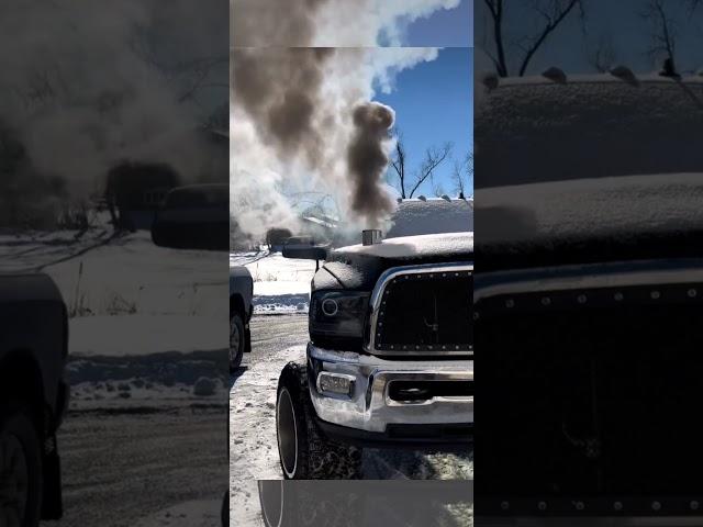 BRUTAL 4TH GEN CUMMINS COLD START!  -5°F