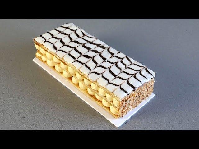 MIlhojas Napoleón con Mousseline de Vainilla - Mille Feuille (Napoleon) with Vanilla Mousseline