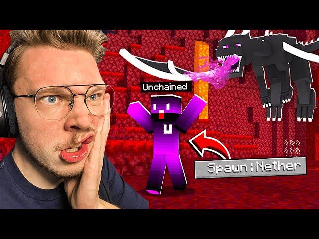 FINIR MINECRAFT en commençant dans le NETHER...(Speedrun Hardcore)