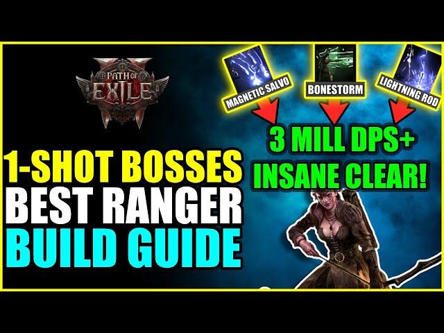 Path of Exile 2 | 3M+ DPS! UPDATED Best Lightning Ranger Build Is Insane! (PoE 2 Ranger Guide)