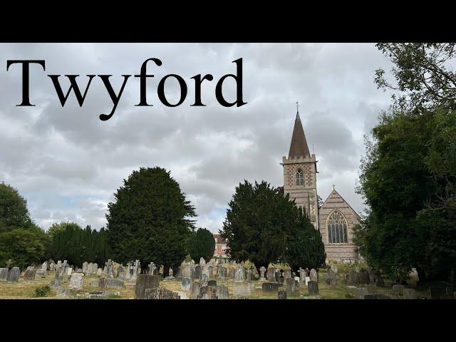 Twyford, a beautiful historical village. So much history in a compact location.  We missed it all :)