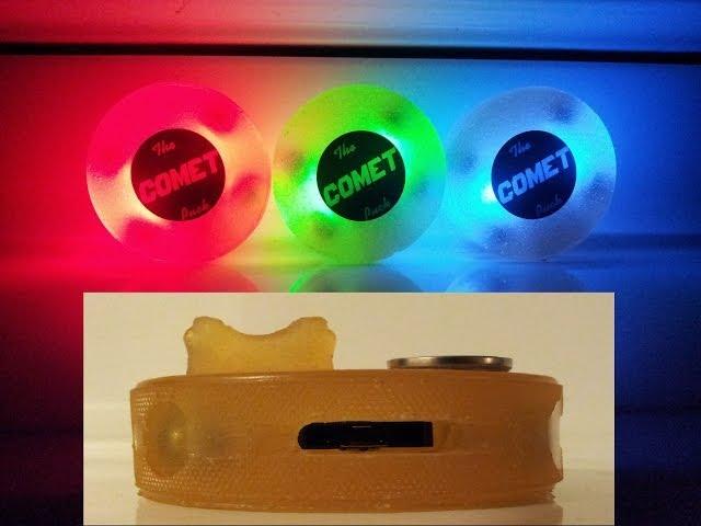 The Comet Puck -Light Up Ice Hockey Puck