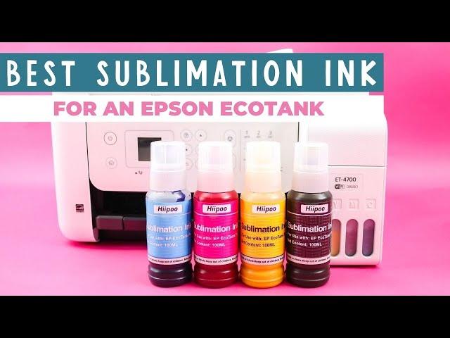 The Best Sublimation Ink for an Epson EcoTank Printer