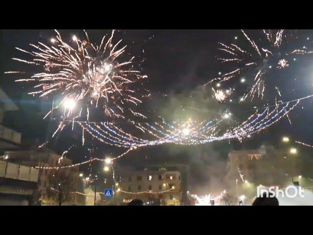 New Year Fireworks Rome Italy///