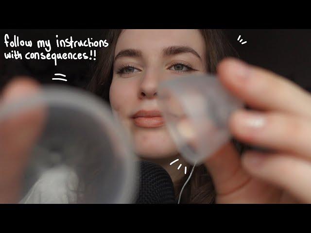 ASMR | Do What I Say Or Else (Follow My Instructions With Consequences)