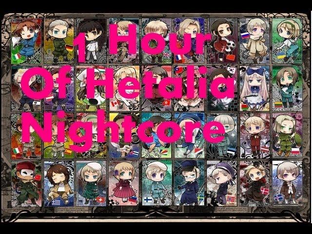 ~ 1 Hour of Epic Hetalia Nightcore ~