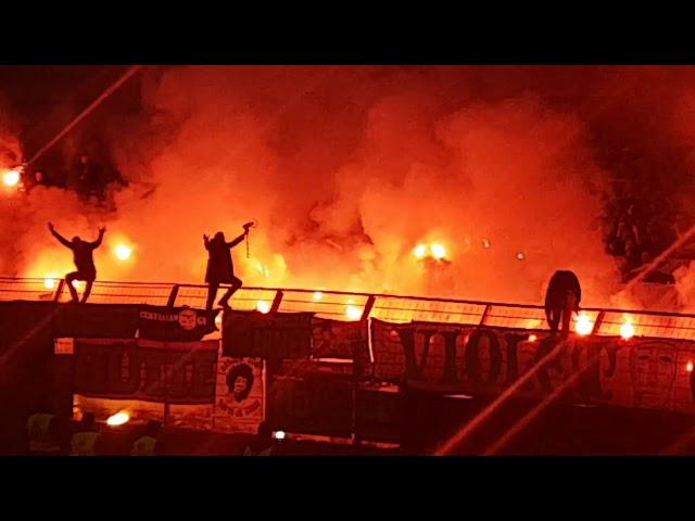 D: SV Meppen 1912  e.V. - VfL Osnabrück [Pyro]. 2017-09-20