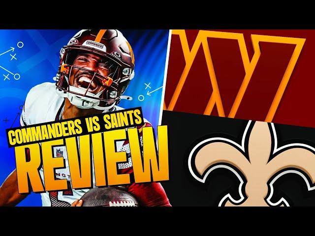 Jayden Daniels Leads Commanders to Win Over Saints! | Saints vs. Commanders Week 15 NFL Review | PFF