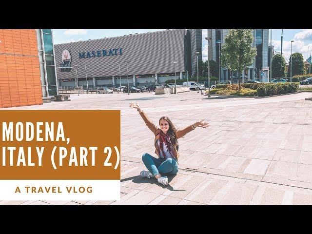 Modena, Italy TRAVEL VLOG P.2 // balsamic vinegar, Ferrari and Maserati