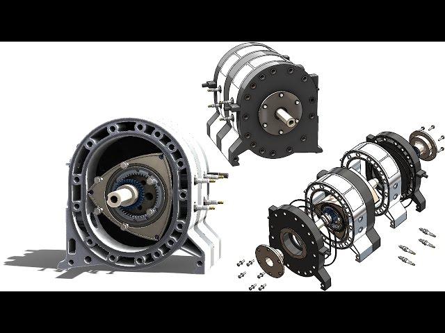 SolidWorks Tutorial #274 : Wankel engine (introduction to blocks, planetary gear)