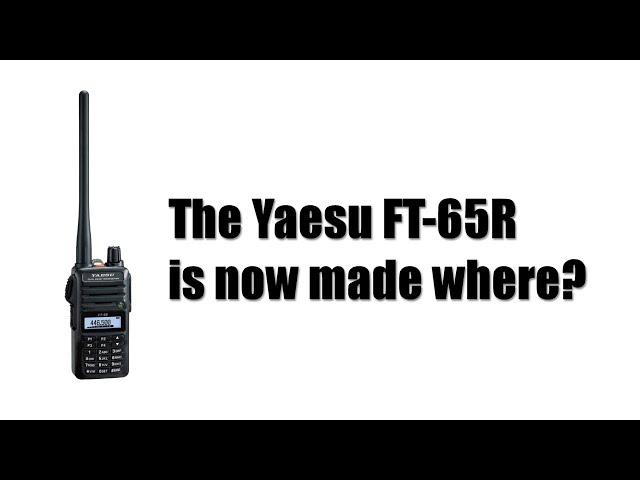 The FT-65R is now made where?