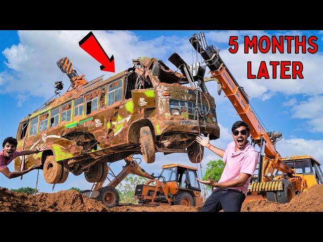 Underground Bus After 5 Months- Buried Bus Rescue | हो गया लाखों का नुकसान |