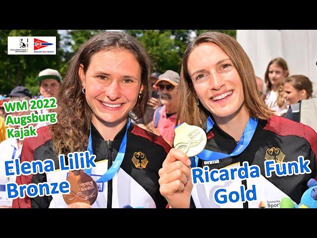 WM Augsburg | Ricarda Funk Weltmeisterin | Elena Lilik WM-Bronze