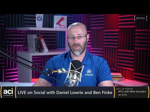 ITPro LIVE with Daniel Lowrie and Ben Finke