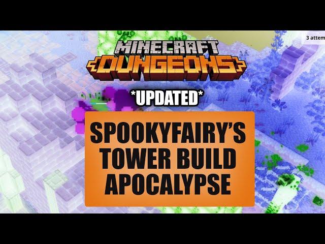 *UPDATE* SpookyFairy's Minecraft Dungeons Best Tower (Apocalypse) Build