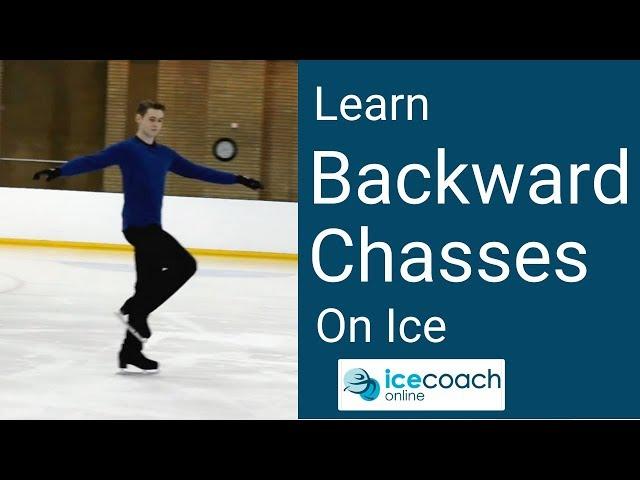 Learn How to do Backward Chasses on Ice the Easy Way! Skating Tutorial by Ice Coach Online!