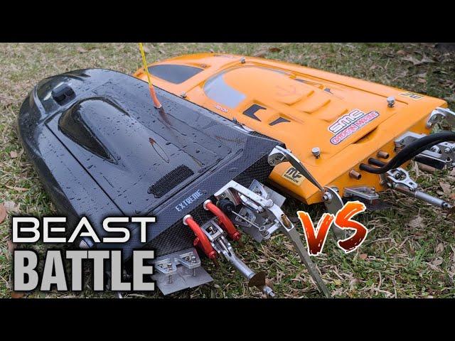 Deltaforce 35 V/s Dominator 33 - Fast Electric Rc Boat - Oxidean Marine - SMC Racing - Spektrum