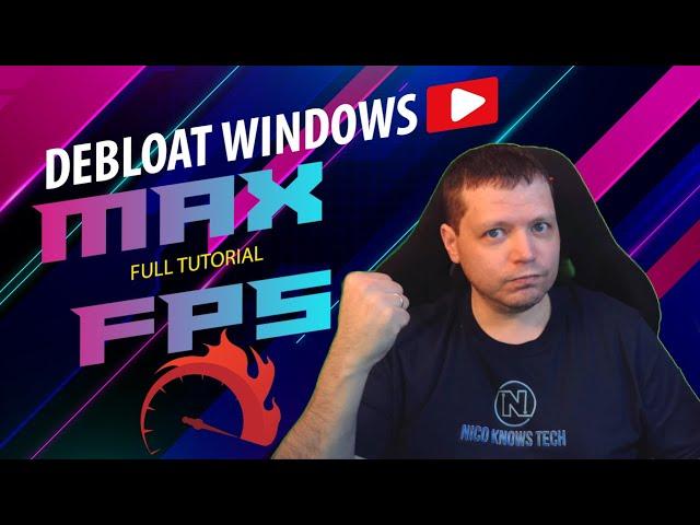 Debloat Your Windows for Maximum Performance! - 2021 Updated! | How to Speed Up Any Windows PC