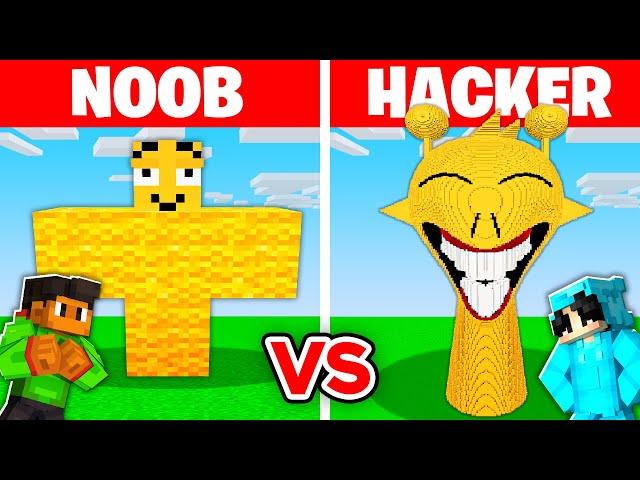 NOOB vs HACKER: I Cheated In a SPRUNKI SIMON Build Challenge!