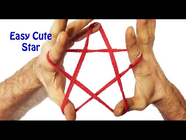 Learn How To Make A Cute Star String Figure/String Trick - Easy Step By Step