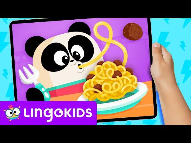 Meal Time!  HOUSEHOLD CHORES for Kids  | Lingokids Activities