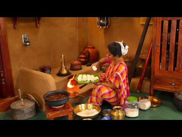 Puttu & Kadala Curry Cooking In Village House || Traditionally Made || The Traditional Life