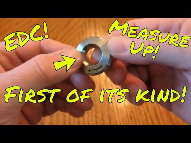 The Tiroler EDC Titanium Measuring Device By Titaner - Addictively Fidget-worthy!