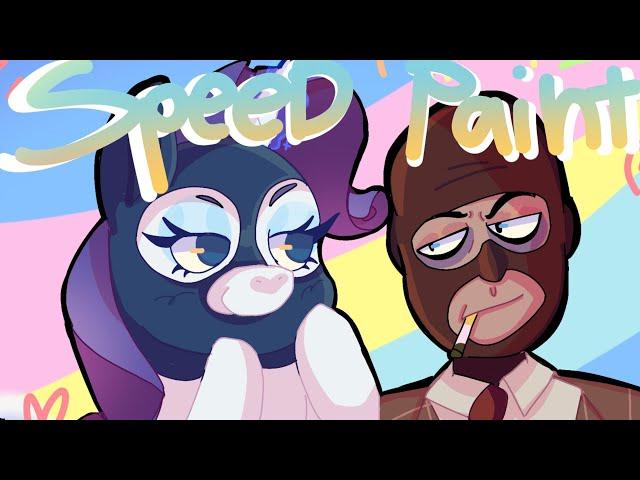 rarispy (speed paint) (tf2&mlp)