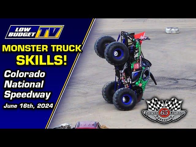 Monster Truck Skills! Colorado National Speedway - Father's Day 2024