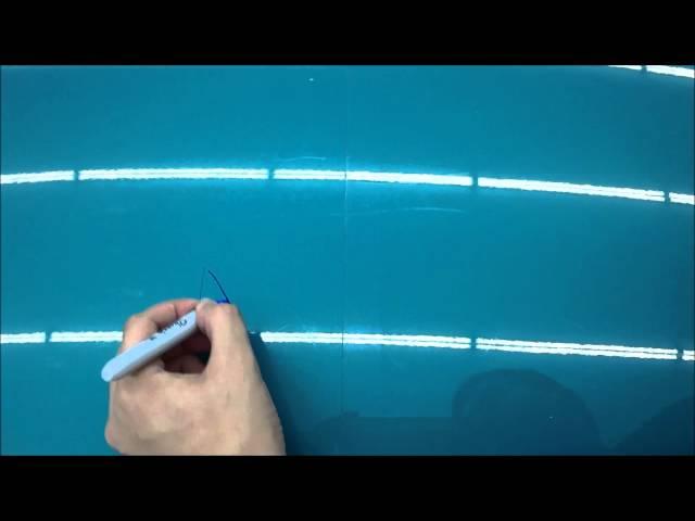 Permanent Marker Pen on Nanolex Si3D Paint Protection Coating (Anti-Grafitti)