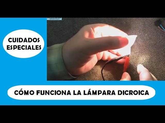 COMO FUNCIONA LÁMPARA DICROICA