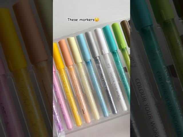 These markers are tempting  #art #painting #shorts #viralvideo #tutorial #satisfying #drawing