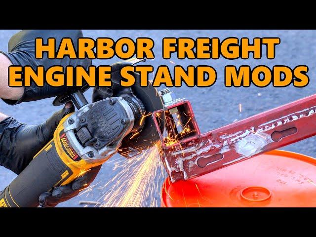 Harbor Freight Engine Stand Mods (Reinforcement, Brakes, Handle, and More!)
