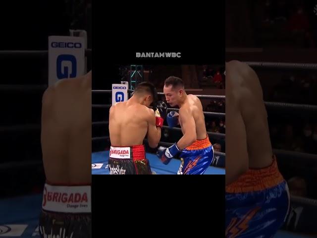 NONITO DONAIRE VS REYMART GABALLO| Kena perut, Gaballo Berlutut. #shortsfeed #shortsviral #boxing