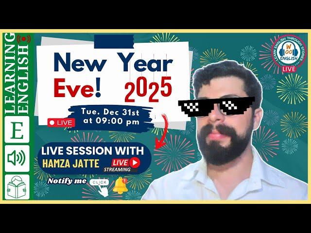 Learn English Through Listening | LIVE PRACTICE | New Year's Eve (2025) 