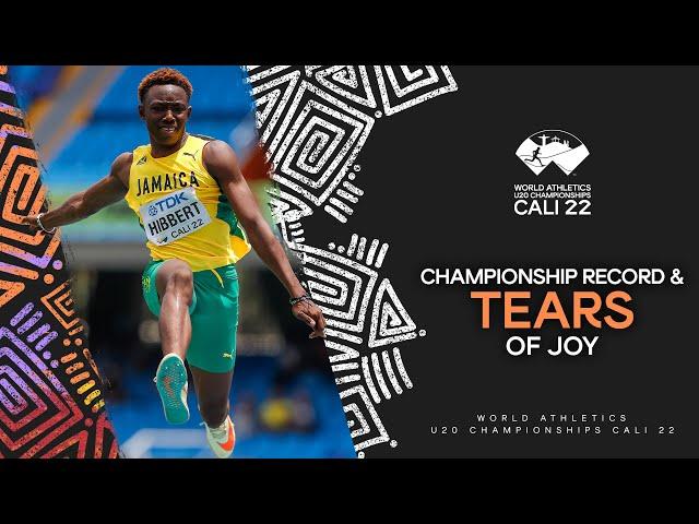 Hibbert breaks CR for triple jump gold | World Athletics U20 Championships Cali 2022